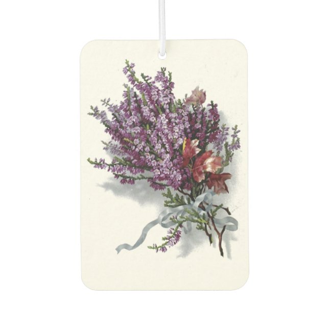 Ambientador Flores de época Flores moradas Lavanda Floral Bouq (Anverso)