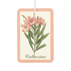 Ambientador Flores de época nombre personalizado Air Fresner 3