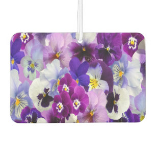 Ambientador Flores De Pensamientos Purpura Azul Blanco