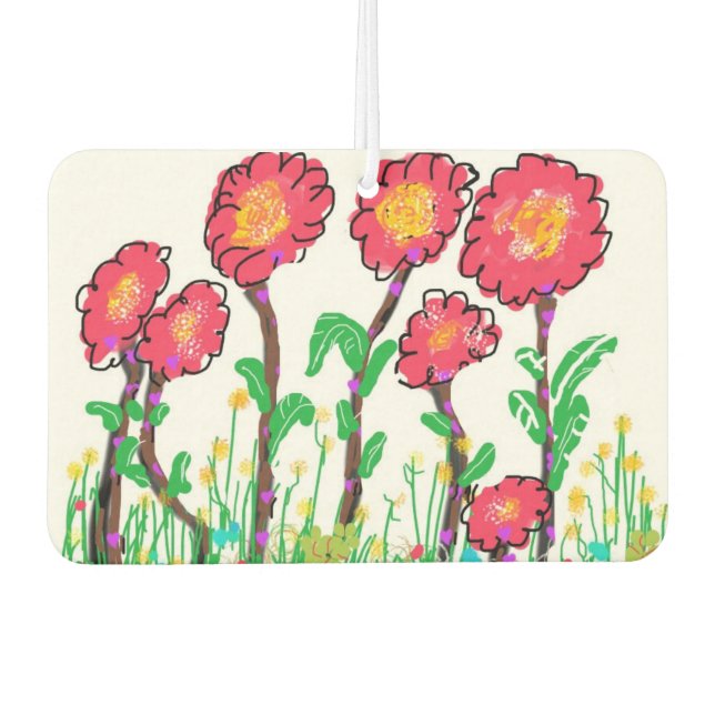 Ambientador Flores rojas (Anverso)