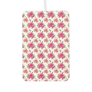 Ambientador Flores rosadas diseño de patrón floral
