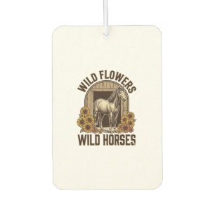 Ambientador Flores Silvestres Caballos Salvajes Camisa Western