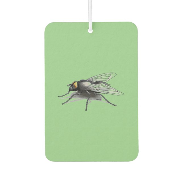 Ambientador Fly Buddy gigante mosca verde coche aire fresco (Anverso)