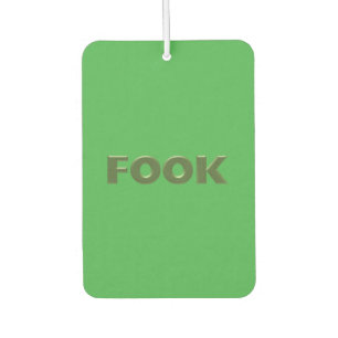 Ambientador Fook green green car air freshener