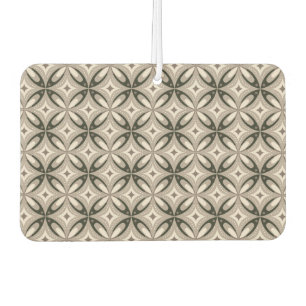 Ambientador Formas circulares retro beige y marrón