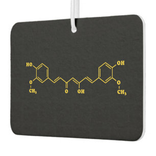 Ambientador Fórmula química molecular de Curcumin Turmérica