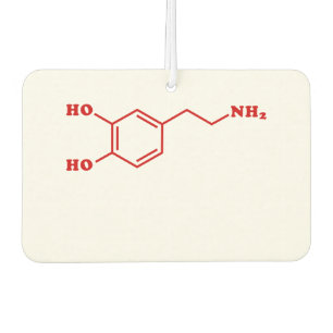Ambientador Fórmula química molecular de dopamina