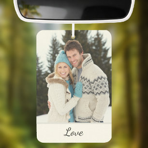 Ambientador Foto de boda personalizada con iniciales