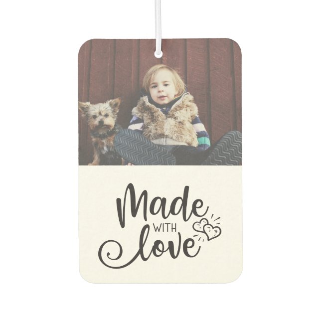 Ambientador Foto de Custo | Hecho con amor (Anverso)