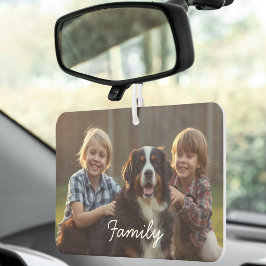 Ambientador Foto de familia de mascotas Bernés Blanco Personal