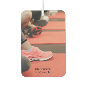 Ambientador Foto de Fitness - Comienza fuerte, empieza sencill
