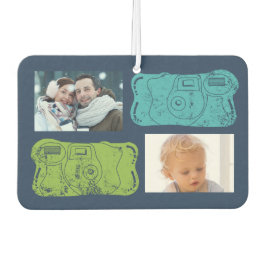 Ambientador Foto de Personalizado de cámaras descartables Blue