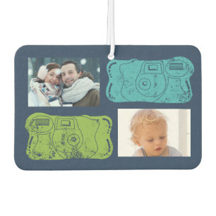 Ambientador Foto de Personalizado de cámaras descartables Blue