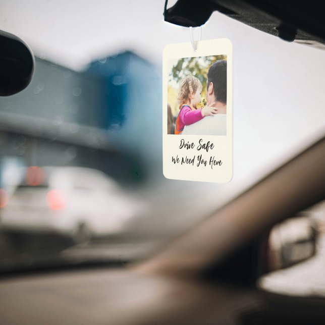 Ambientador Foto de personalizado para padre de cumpleaños per (Personalize Birthday Gift for Him & Dad Personalize your ride with our Custom Car Air Freshener made)