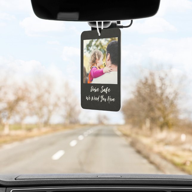 Ambientador Foto de personalizado para padre de cumpleaños per (photo car air fresheners family create your own cute modern funny pretty photography picture dad )
