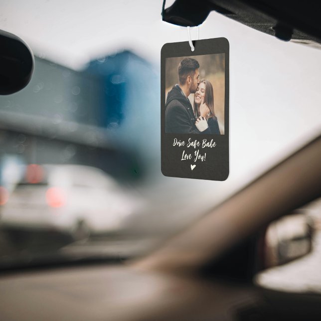 Ambientador Foto de personalizado Personalize Couple El día de (photo car air fresheners family create your own cute modern funny pretty photography picture)