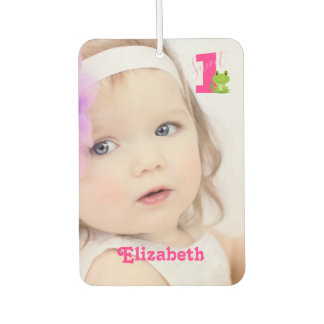 Ambientador Foto de una niña pequeña un año