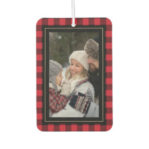 Ambientador Foto familiar de Rustic Buffalo Plaid