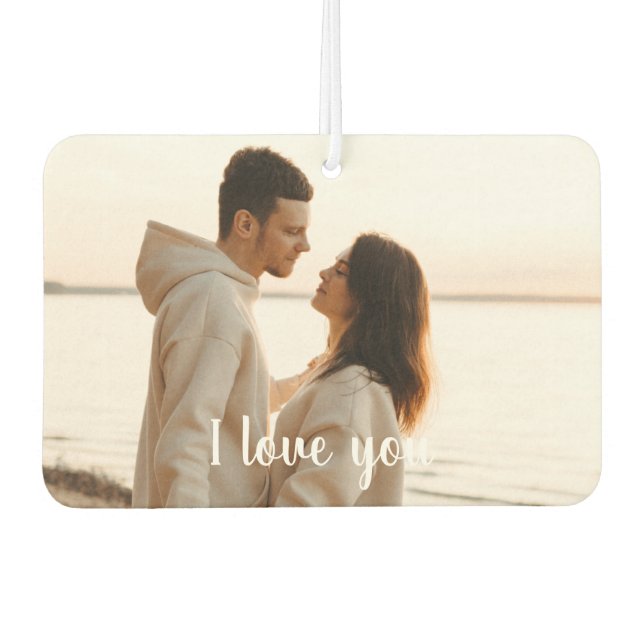 Ambientador Foto personalizable 'Te Amo' San Valentín  (Anverso)
