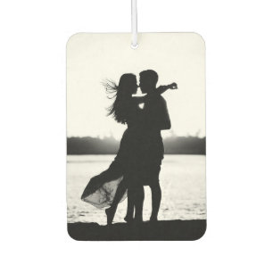Ambientador Foto personalizada a dos caras Hazlo en blanco y n