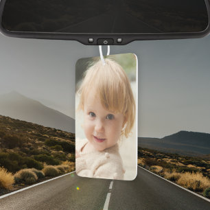Ambientador Foto personalizada   Adorable Family 2 Picture Car