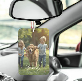 Ambientador Foto Personalizada de la Familia de Mascotas