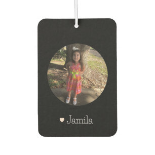 Ambientador Foto personalizada de niños y apellido de familia