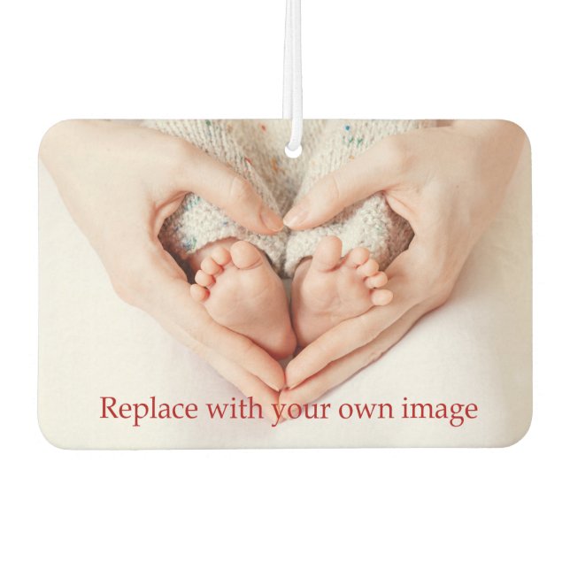 Ambientador Foto personalizada del bebé (Anverso)