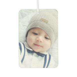 Ambientador Foto personalizado con Monograma y Nombre