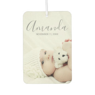 Ambientador Foto personalizado con nombre y texto personalizad