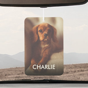 Ambientador Foto Y Nombre Personalizados De Mascotas De Perro