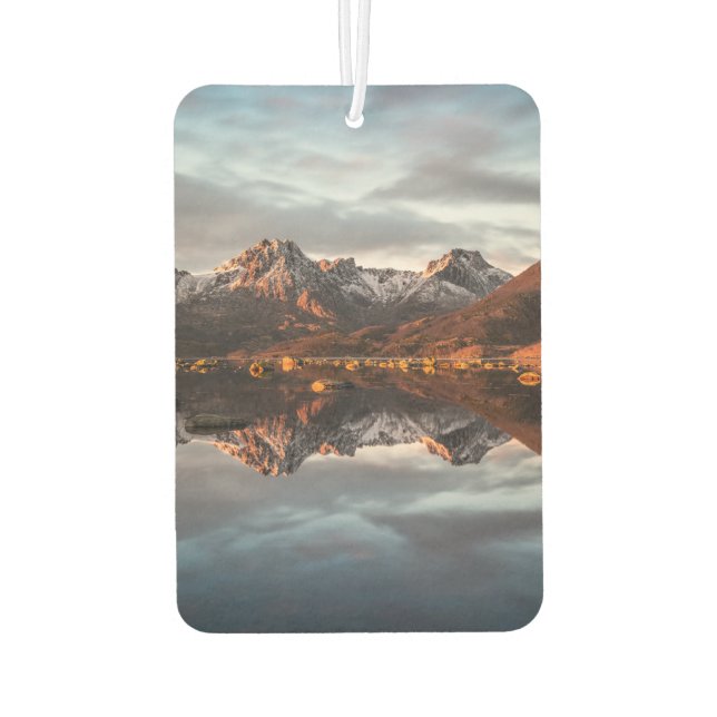 Ambientador Fotografía paisajística de las montañas de Noruega (Reverso)