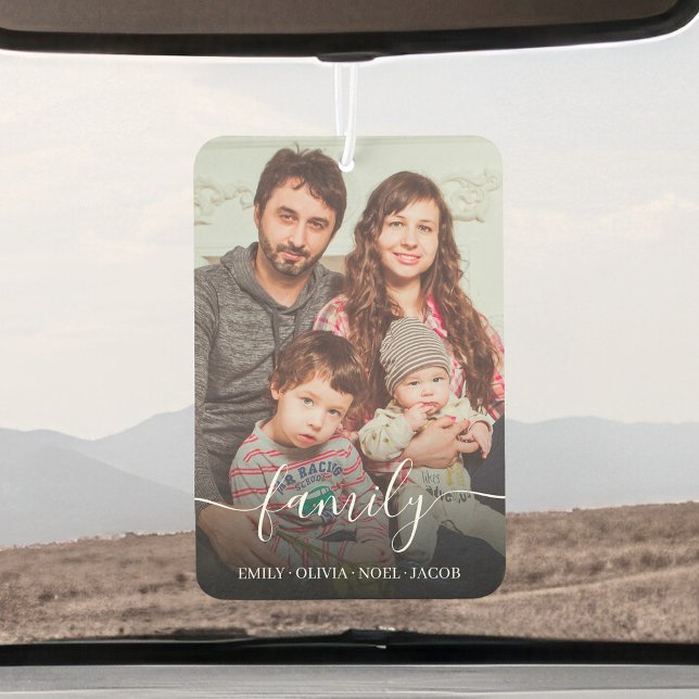 Ambientador Fotos personalizadas de familia favorita con escri (Subido por el creador)