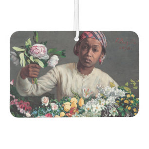Ambientador Frederic Bazille - Joven mujer con peonías
