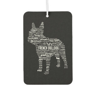 Ambientador Frenchie Gift Amo A Mi Perro De Toros Francés