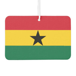 Ambientador Fresadores de aire para autos con bandera de Ghana