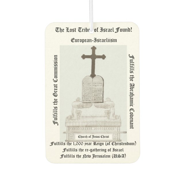 Ambientador Fresenador de aire del Patrimonio Cristiano (Anverso)