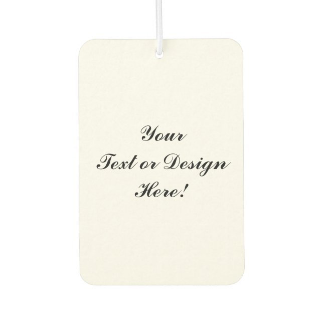 Ambientador Fresenador de aire del personalizable - Añadir su  (Anverso)