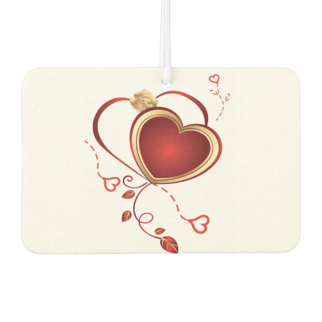 Ambientador Freshener/corazón de aire del corazón (Anverso)