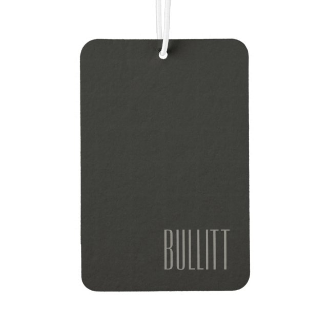 Ambientador Freshener de aire de coche de Bullitt (Reverso)