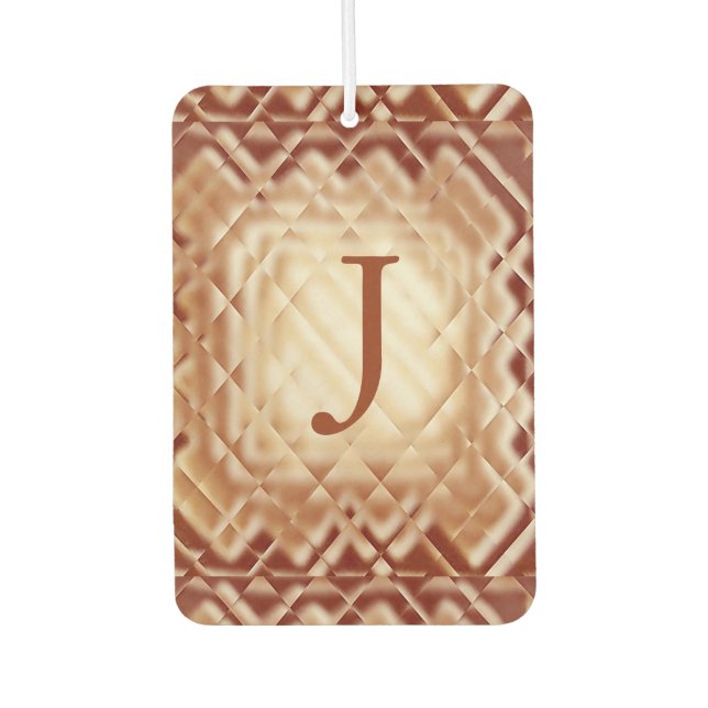 Ambientador Freshener de aire de Dimensional Square-Red-JS (Anverso)