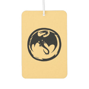 Ambientador Freshener de aire del coche de oro del Dragon Negr