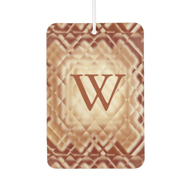 Ambientador Freshener de aire en cuadrado-rojo-W de dimensione (Anverso)