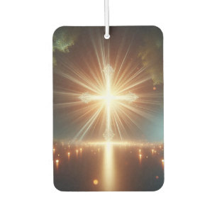 Ambientador Freshener de aire espiritual cruzado radiante