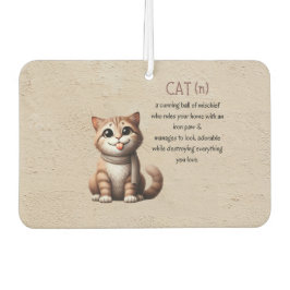 Ambientador Freshener de aire para gato - Decoración de un aut