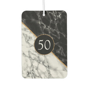 Ambientador Freshener de aire personalizado Mármol blanco negr