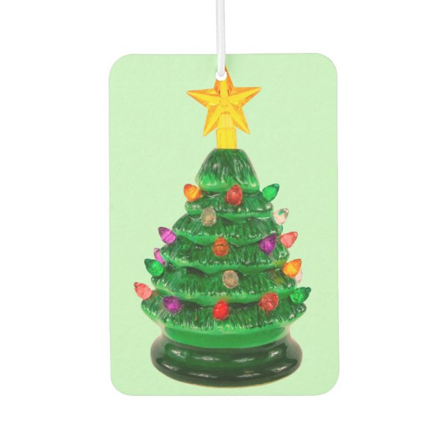Ambientador Freshener de aire verde de árbol de Navidad (Anverso)
