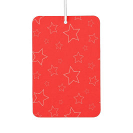 Ambientador Freshener de estrellas rojas y verdes