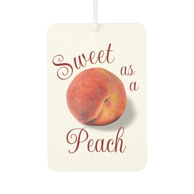 Ambientador Freshener de Peach Car Air (Anverso)