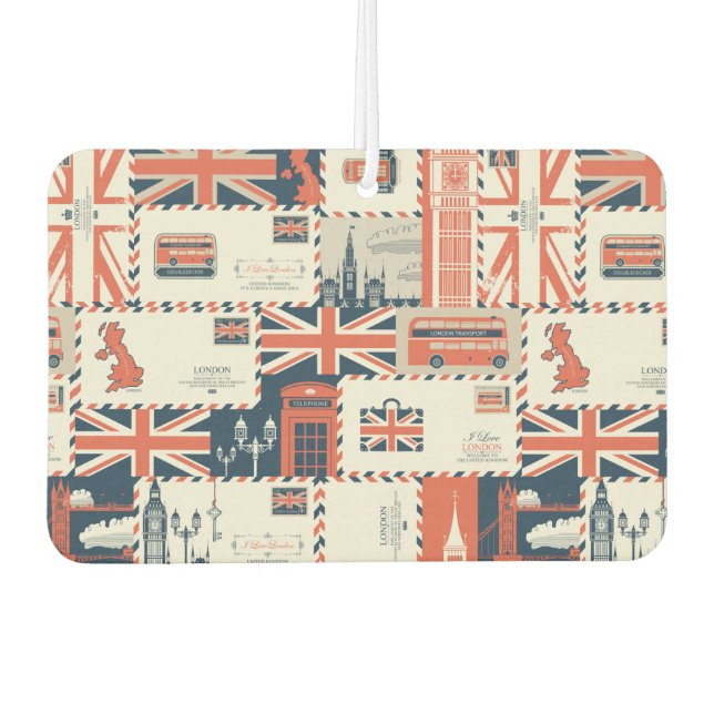 Ambientador Freshener del coche de London Post (Anverso)